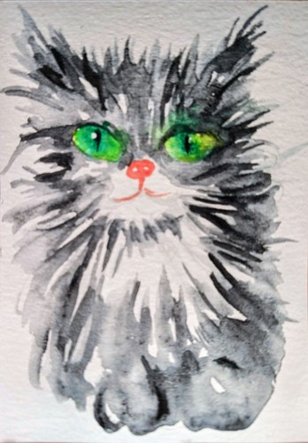 Quadro artistico gatto - ,