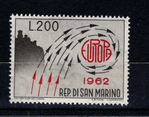 San marino 1962 t - marino, c.e.p.t.-