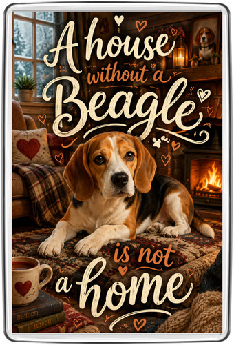 Beagle fridge magnet dog - fridge,