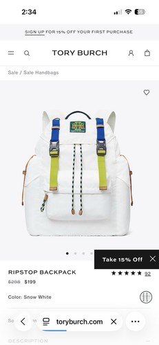 Zaino tory burch ripstop - zaino,