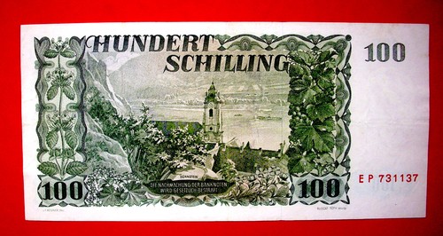 Austria 100 scellini - austria,