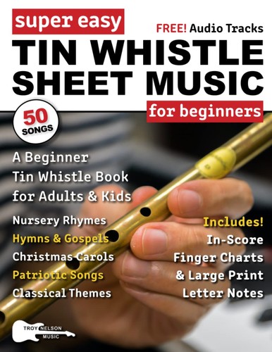 Super easy tin whistle - easy, sheet