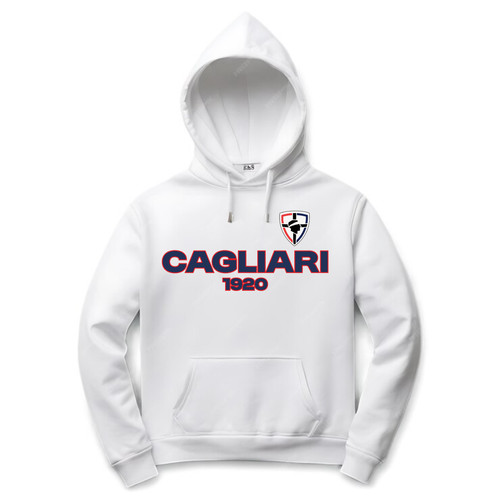 Felpa cappuccio cagliari - felpa,