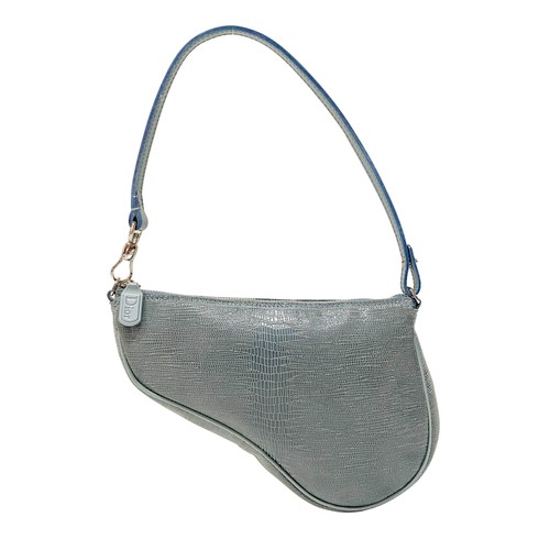 Dior saddle blue lizard - saddle,