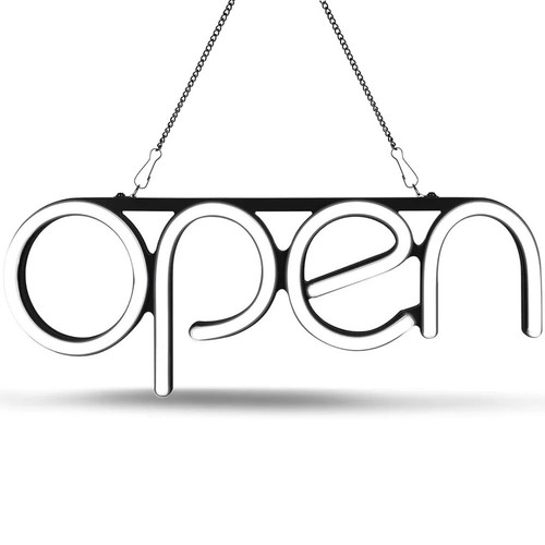 Insegna led neon aperta - insegna, luce