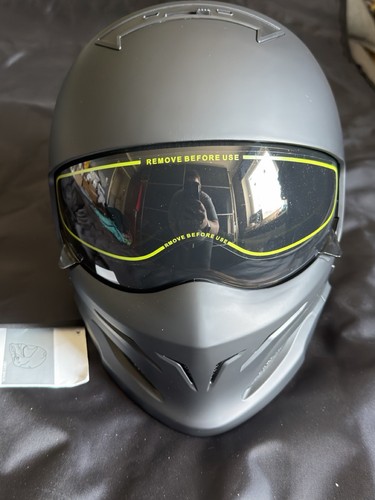 Casco moto retro - casco,
