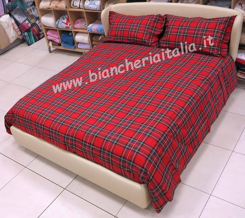 Copripiumino tartan bossi 1376 - copripiumino,