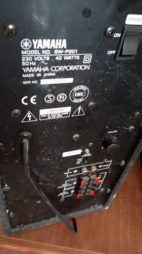 Yamaha p201 subwoofer with - subwoofer,