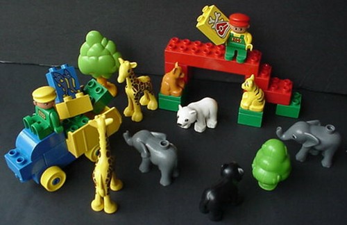 Lego duplo zoo - lego, animals