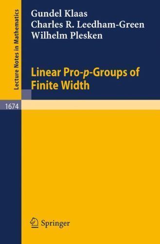 Linear pro groups - of, finite