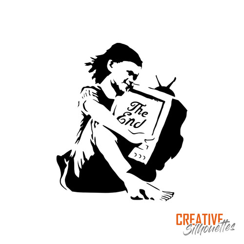 The end girl banksy - end,