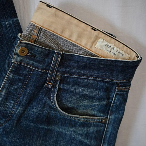 Pantaloni denim straccio - straccio, e