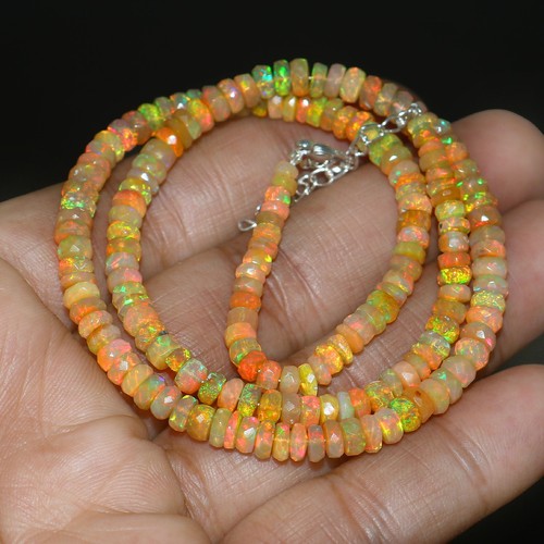 Collana opale pietre - , preziose