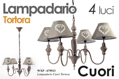 Lampadario luci tortora da - lampadario, 4