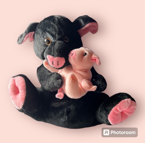 Raro peluche vintage nero
