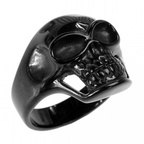 Grosso edelstahl anello nero - grosso, anello,