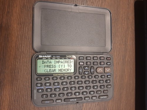 Sharp electronic organizer - sharp,