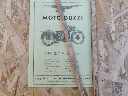 Pubblicità moto guzzi gtv 500 - pubblicità,