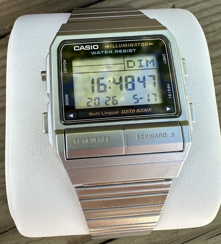 Montre vintage casio data bank - montre,
