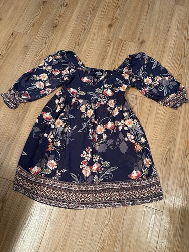 Angie mini abito - floreale, boho