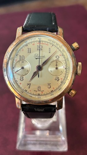 Bovet chronograph gold plated - gold,