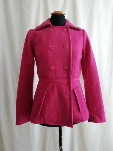Cappotto donna corto rosa