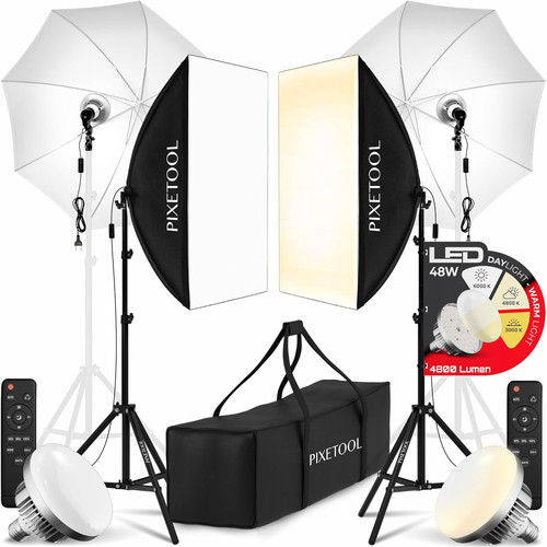 Set softbox per studio - softbox,
