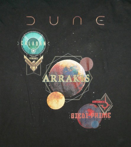 Shirt dune prime planets - dune,