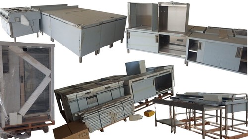 Cucina industriale per sala - cucina,
