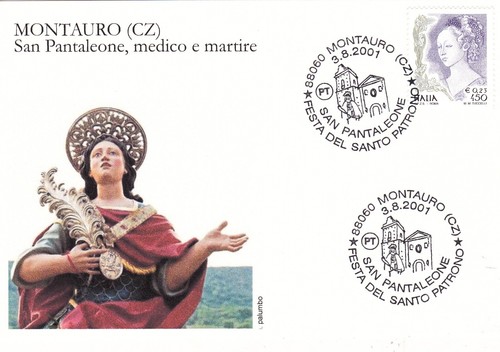 Cartolina montauro festa - cartolina,