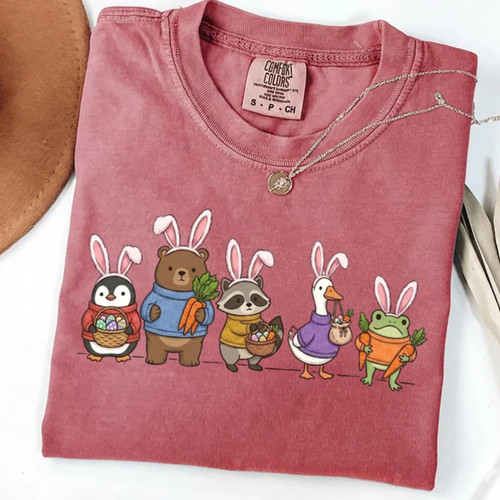 Maglietta simpatica bunny band - maglietta,