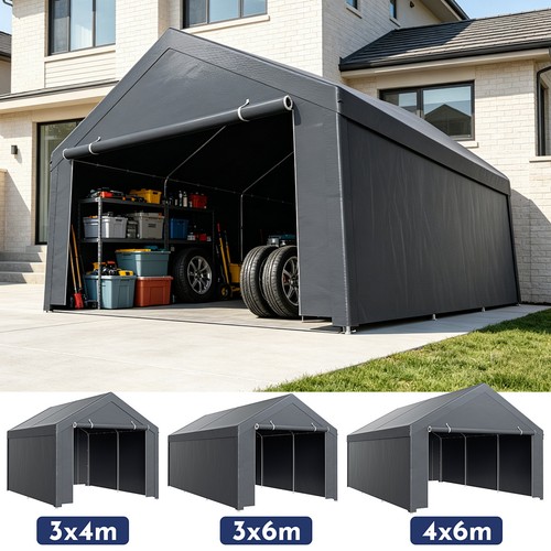 Tenda garage grigio - , pe