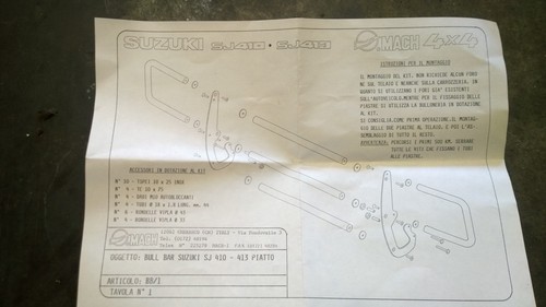 Bull bar suzuki 410 413 - bar,