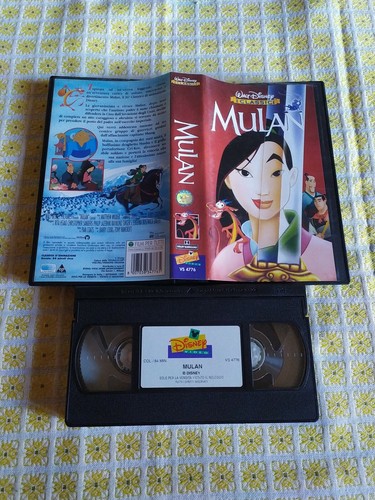 Vhs videocassetta mulan 1999 - vhs,