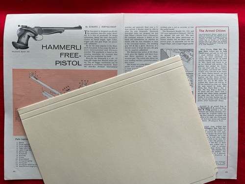 Vintage 1964 print hammerli - vintage, ad