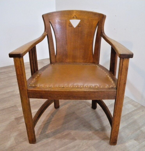 Sedia scrivania art nouveau - sedia,
