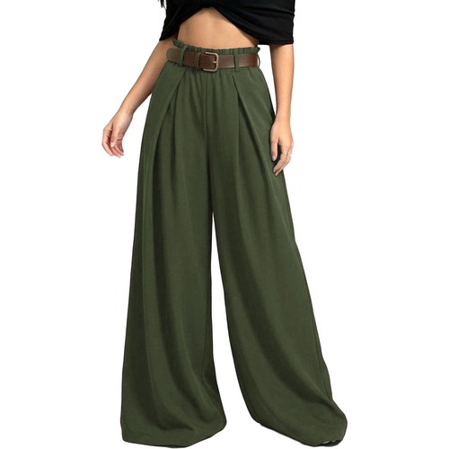 Pantaloni donna ampi palazzo - ampi,
