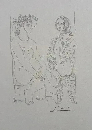 Pablo picasso due - due, modelli