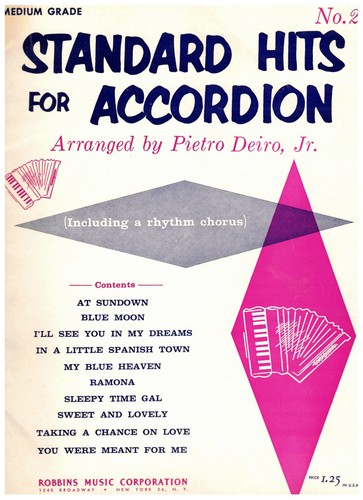 Standard hits for fisarmonica - hits,