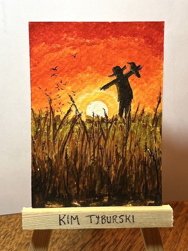 Quadro halloween aceo - quadro,