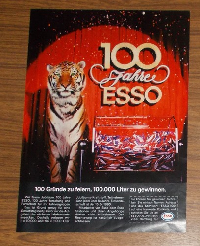 Rara pubblicità esso 100 - -,
