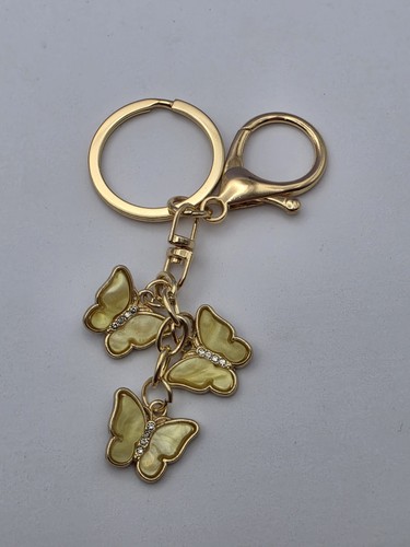 Porte clés papillon - papillon, doré