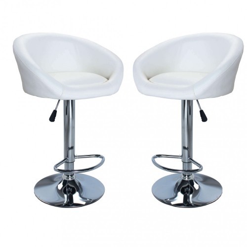 Set sgabelli girevoli bianco - set,