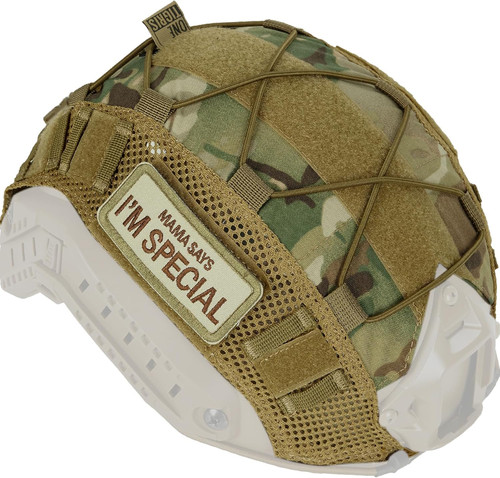 Copricasco tattico con patch - con,