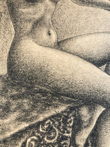 Molto bello disegno - molto, carboncino