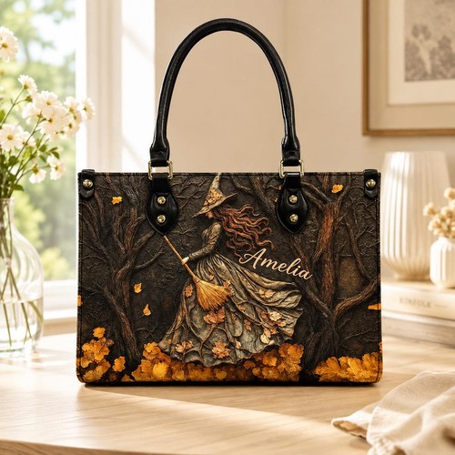 Borsa mano pelle strega - a,