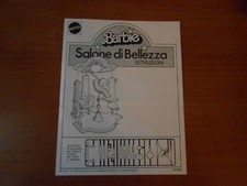 ISTRUZIONI BARBIE SALONE DI