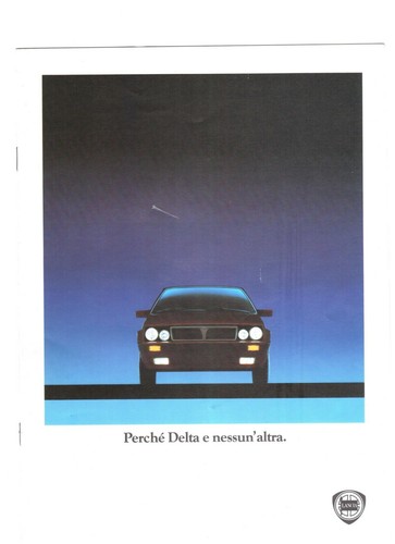 Depliant brochure lancia - depliant, delta