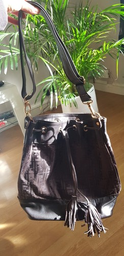 Borsa fendi marrone tessuto - borsa,