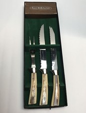 Set 3 pezzi intaglio vintage